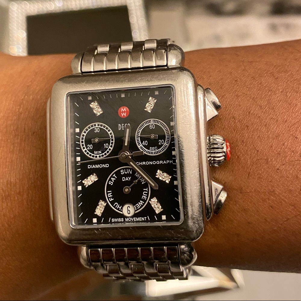 Authentic Michele Deco Watch